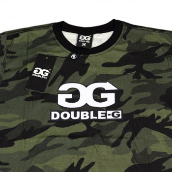 Camiseta Print Double-G Big Logo Camuflada