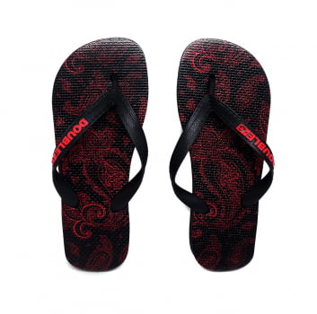 Chinelo Flip Flop Double-G Indian Flowers