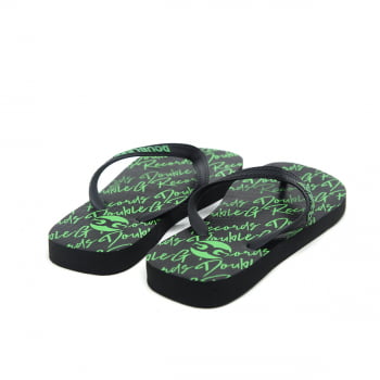 Chinelo Flip Flop Double-G Writing