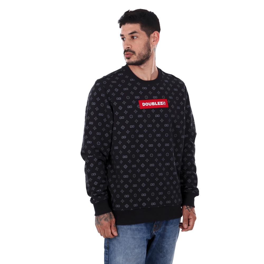 Moletom Careca Double-G Pattern Moletom Careca Double-G Pattern