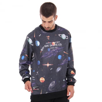 MOLETOM CARECA QIX SPACE MOLETOM CARECA QIX SPACE